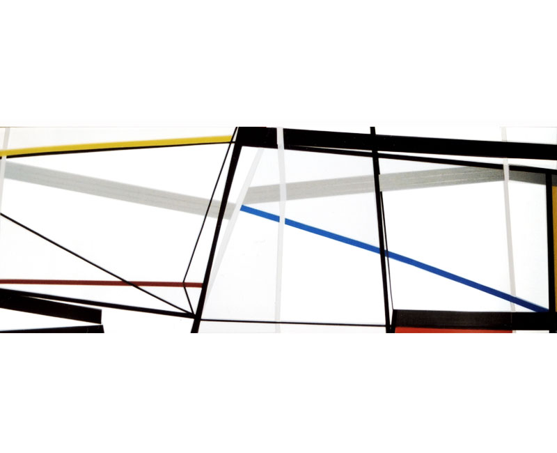 2004 isulating tape on perspex 190x80cm