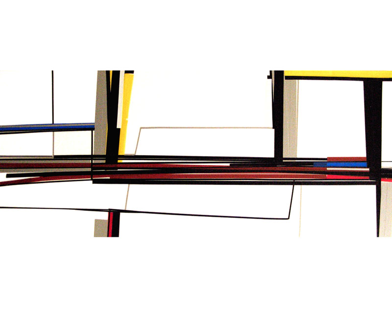 2004 isulating tape on perspex 170x60cm