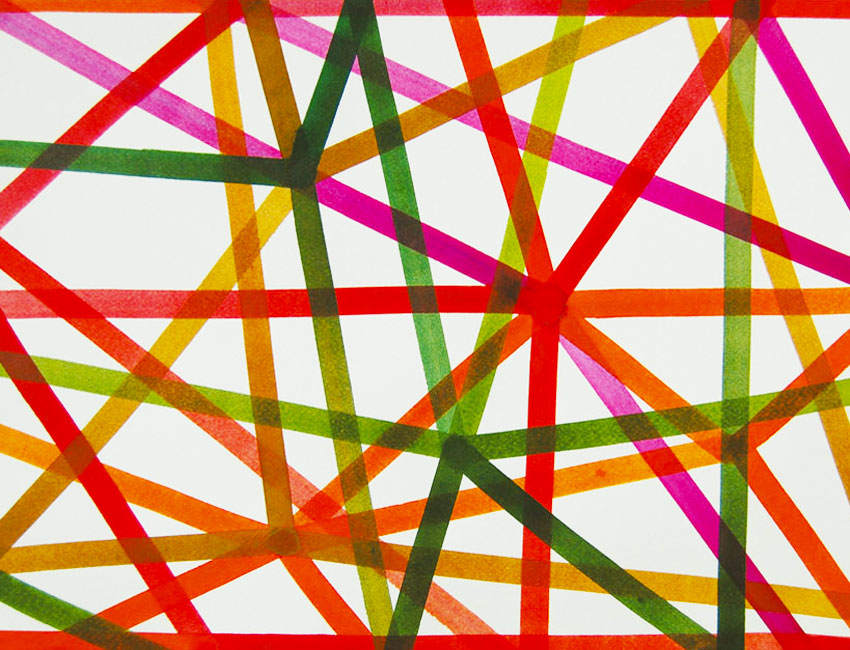 Drawing ink on paper 50x23cm